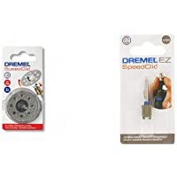 Dremel Sc545 - Disco de Corte de Diamante Ø 38-0 Mm + 2615S402Jb Mandril Ez Speedclic (Sc402)